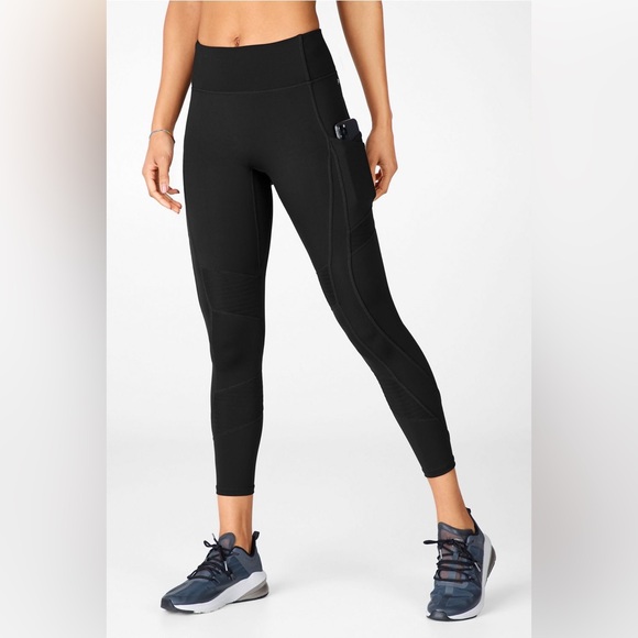 Fabletics Pants - Fabletics Motion 365 Black Performance Leggings